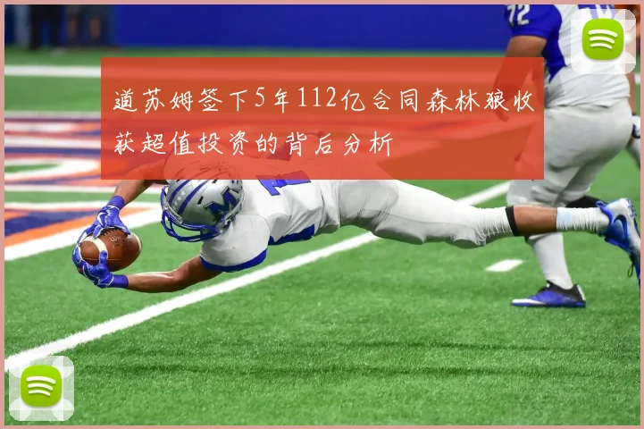 道苏姆签下5年112亿合同森林狼收获超值投资的背后分析